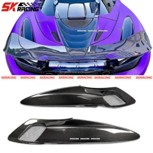 Dry Carbon Fiber Rear Air intake duct vent trim BodyKits Fits Mclaren 720S 17-23 - Picture 1 of 13