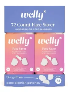 Acne Blemish Non Medicated Clear Pimple Spot Patches 72ct (36x2) - Picture 1 of 3