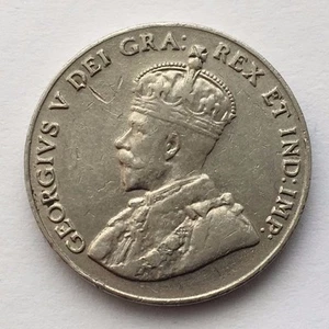MONETA 5 CENTESIMI CANADA 1927 IN OTTIME CONDIZIONI SPEDIZIONE GRATUITA  - Foto 1 di 2