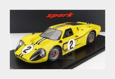 1:18 SPARK Ford Usa Gt40 Mkiv #2 24H Le Mans 1967 Mclaren With Showcase 18S681 - Immagine 1 di 2