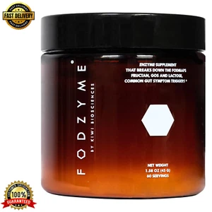 FODZYME 60 Dose Home Kit - Effective Relief from Bloating, Gassiness Diarrhea - Picture 1 of 8