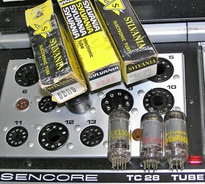 3 new 6BH6 / 6661 tubes Sylvania NOS NIB NEW USA tested strong - Picture 1 of 4
