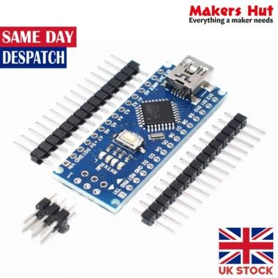 Nano V3 ATmega328P CH340G Soldered Board Microcontroller Arduino - Image 1 of 3