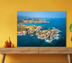 Aerial View Galicia, Spain 5mm thick Plastic Poster Ready to Hang 60x45cm - Picture 1 of 3