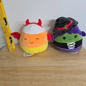 Squishmallows FlipAMallows Roslyn the Witch & Cleo Cat Keir Apple Carah Candy - Picture 1 of 14