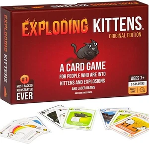 Juego de Cartas Fiesta Exploding Kittens Edición Original Nuevo Precintado - Imagen 1 de 1