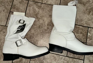 NEW Womans 10 Leather Xelement Advanced Technology Motorcycle Biker Work Boots - Picture 1 of 4