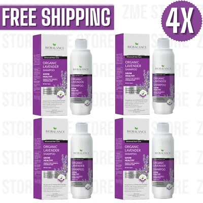 Bio Balance Organic Lavender Shampoo Grow Healthy 330 ml ( Pack Of -4 ) - Image 1 of 4