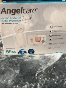 Angelcare AC1320 Digital COLOUR VIDEO Sound BABY MONITOR Zoom Camera 3.5" Screen - Picture 1 of 3