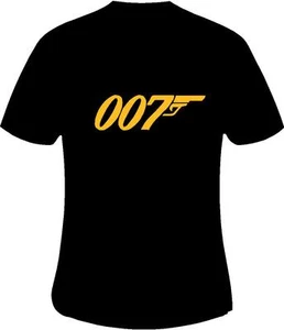 Camiseta impresa de James Bond 007 en 6 tallas - Imagen 1 de 1
