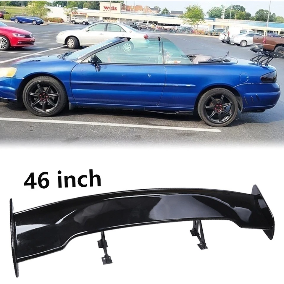46" Car GT Style Trunk Rear Spoiler Wing Glossy Black For Chrysler Sebring Foto 1 de 4