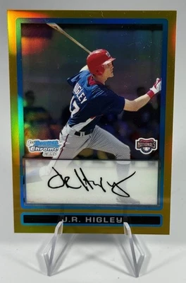 2009 Bowman Chrome - Prospects J.R. Higley #BCP131 Gold Refractor /50 (RC) - Image 1 of 2