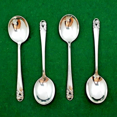 International Sterling * Spring Glory * 4 cucharas de sopa de crema * 6,5 pulgadas * 160 g Foto 1 de 3