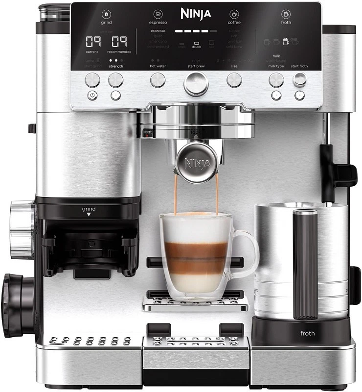 Ninja ES601EU Luxe Café Premier Siebträger-Espressomaschine #1906830