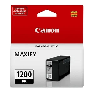 Canon Maxify 1200 Black Single Ink Cartridge - Black PGI-1200BK Authentic - Picture 1 of 1