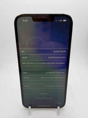 Apple iPhone 13 - Medianoche - 128 GB - tal cual para salvamento/piezas/desmontaje Foto 1 de 4