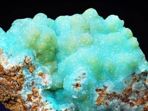 "Hemimorfita azul gema y drusa de 2,9", YunNan, ¡China! H215 - Imagen 1 de 5