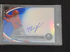 2013 Bowman Platinum Blue Maikel Franco Auto 189/199 #BPAP-MF
