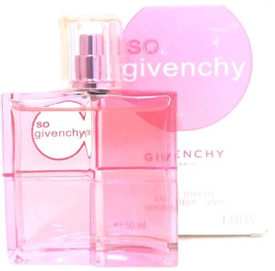 So Givenchy para mujer 1,7 OZ eau de toilette spray con caja poco relleno Foto 1 de 2