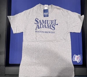 Samuel Adams Gray Shirt Mens Medium Logo Beer Adult Men - Brand New with Tag - Picture 1 of 3
