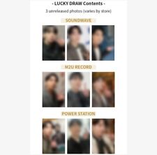 BTS JUNGKOOK 'GOLDEN' 2nd Lucky Draw M2U, SOUNDWAVE, POWERSTATION Photocard Set