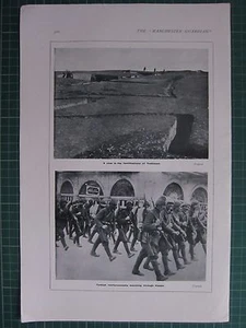 1917 WWI WW1 PRINT ~ VIEW IN FORTIFICATIONS TREBIZOND - Picture 1 of 1
