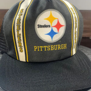 Steel Curtain Era Pittsburgh Steelers New Era Hat Mesh Snapback Dupont Visor USA