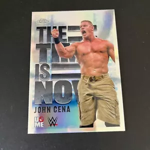 WWE Topps Chrome 2025 The Time is Now John Cena Refractor Insert TIN-21 Sports - Picture 1 of 6
