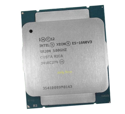 Intel Xeon E5-1660 v3 3.0 GHz LGA2011-3 8 cores  SR20N CPU Processors 20 MB - Image 1 of 4