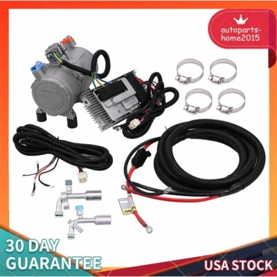 12V Electric Compressor Scroll Set For Auto DC Air Conditioning Truck Bus Car RV - Image 1 of 4