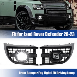 Lámpara antiniebla LED se adapta a Defender 110 90 130 L851 L663 2021-2024 2 piezas/par negro - Imagen 1 de 15