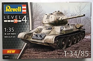 Revell 03319 1/35 T-34/85 maqueta tanque model tank NOS - Imagen 1 de 3