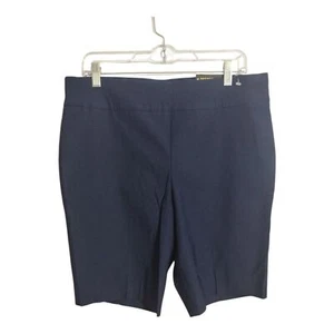 Chicos So Slimming Brigitte Bermuda Modest Pull On Vacation Beach Short 12 - Picture 1 of 8