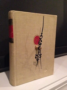 Shelf Clock Made Of Vintage Book Essays And Poems By Emerson - Picture 1 of 11