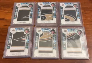 2022-23 Jacob Perreault Black Diamond Team Logo Jumbo COMPLETE Anaheim Ducks - Picture 1 of 2