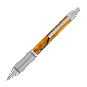Sensa Click Plasmuloid Ballpoint Pen in Lava Orange Pear with Plasmium Gel Grip - Picture 1 of 3