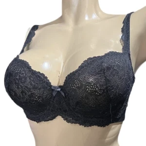 Victoria's Secret Dream Angels ungefütterter Halb-BH mit Bügel Spitze schwarz 32DDD neu - Bild 1 von 5