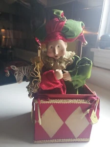 Mark Roberts, Jack In The Box JESTER with Zebra Toy RARE - Picture 1 of 9