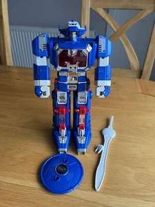 Power Ranger im Weltraum Astro Megazord funktionierende Lichter & Sounds + Schwertschild sehr guter Zustand - Bild 1 von 8