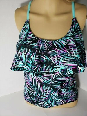 Traje de baño SO azul para mujer pequeño junior Takini camiseta de baño Tankini nuevo con etiquetas  Foto 1 de 2