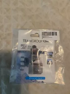 TEAMGROUP GO Card 256GB Micro SDXC UHS-I U3 V30 4K for 256GB, Loaded - Picture 1 of 2