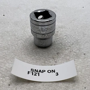 Snap On 3/8" 12 Punkt 3/8 Antrieb F121 Steckschlüssel Vorbesitzer Marken - Bild 1 von 7