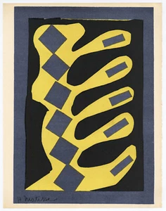Henri Matisse Lithographie Imprimée EN 1954 - Photo 1 sur 1