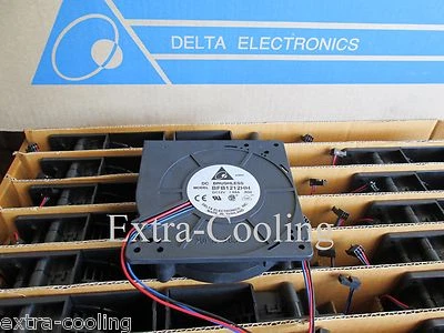 Delta BFB1212HH Blower Fan 120*120*32mm 12V 1.65A 3pin New in box BFB1212HH-R00 - Image 1 of 2