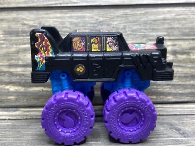 Vintage Wendys Kids Meal Toy 1995 Mega Wheels Black Plastic Music Monster Truck - Image 1 of 4