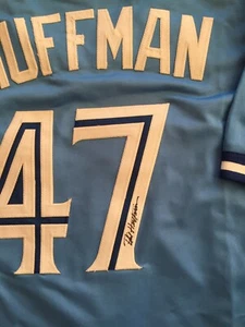 Camiseta firmada por Phil Huffman de los Azulejos WCOA - Imagen 1 de 4
