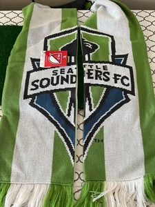 Adidas Seattle Sounders Official MLS Scarf Soccer NEW - Picture 1 of 5