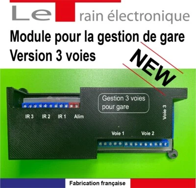 GESTION ELECTRONIQUE DE VOIES POUR GARE MODELISME FERROVIAIRE - Photo 1/2