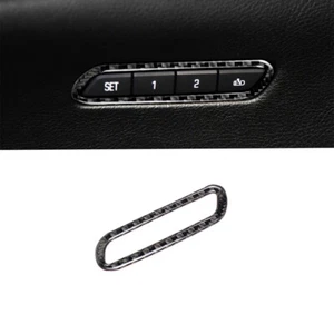 1Pcs For Cadillac XT5 2016-2017 Carbon Fiber Inner Seat Switch Panel Frame Trim - Bild 1 von 10