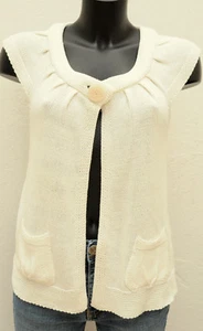 Gilet écru CAMAIEU Taille 1 Très bon état - Picture 1 of 4